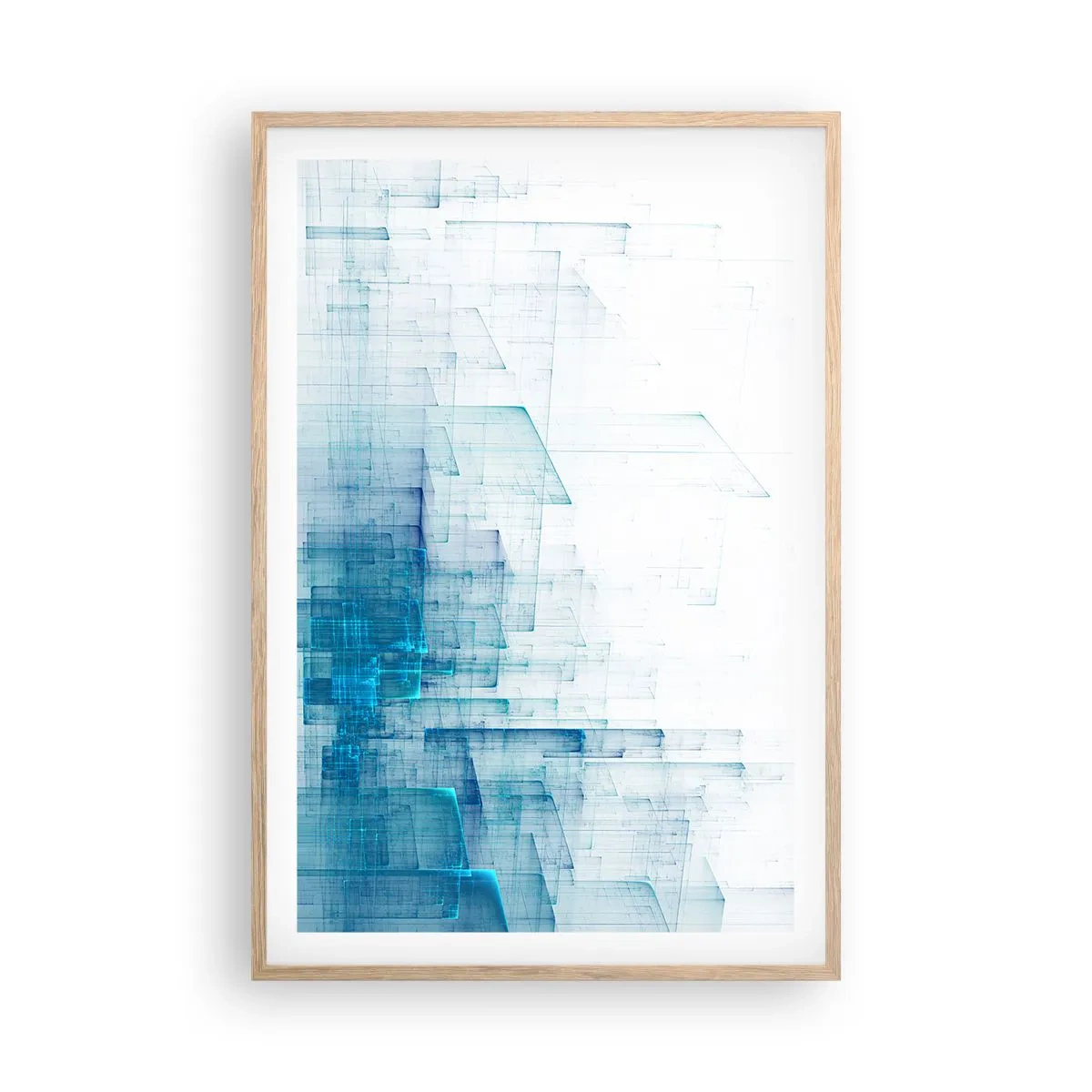 Poszter világos tölgy keretben - Hogyan lett az űr - 61x91 cm