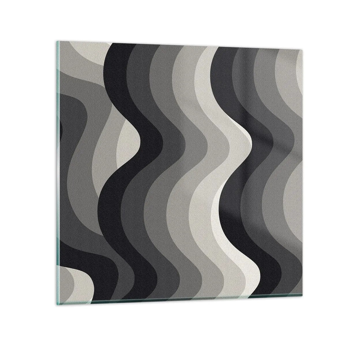 Üveg kép - Hullám a hullám után - 60x60 cm