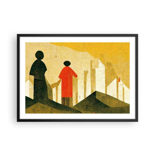 Poszter fehér keretben - Még messze van - 70x50 cm