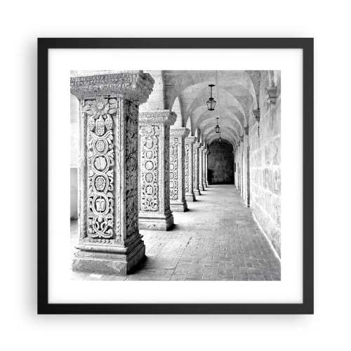 Poszter fehér keretben - És hová megy...? - 40x40 cm