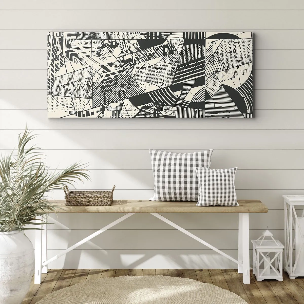 Vászonkép - A jelenkor dinamikája - 140x50 cm