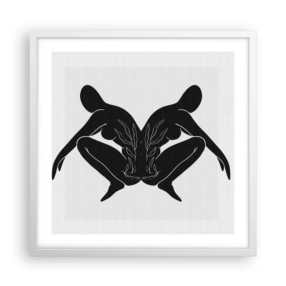 Poszter fekete keretben - Egy közös lélek - 50x50 cm
