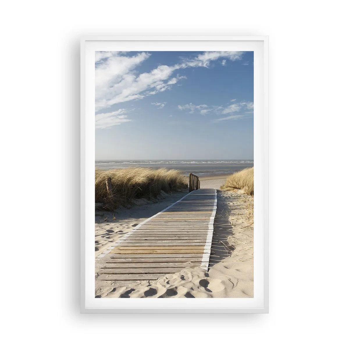 Poszter fekete keretben - A dűne mögött, a fű susogásában - 61x91 cm