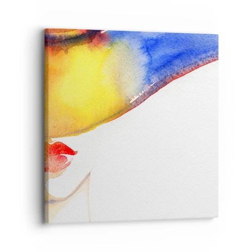 Vászonkép - Egy hölgy portréja - 30x30 cm