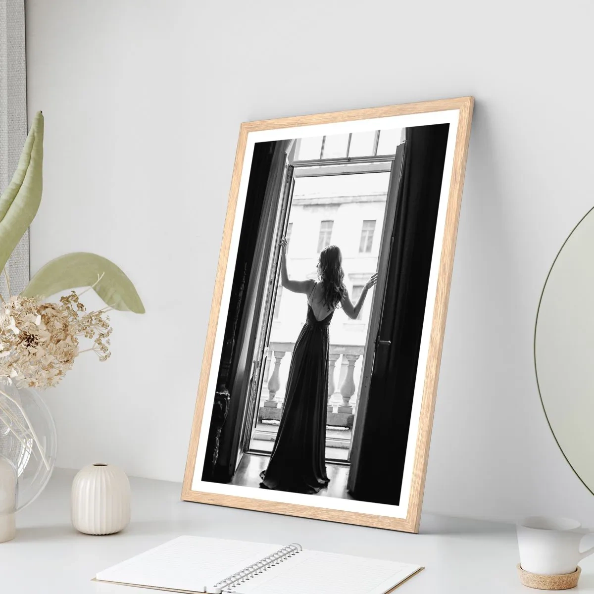 Poszter világos tölgy keretben - Nagy stílusban - 50x70 cm