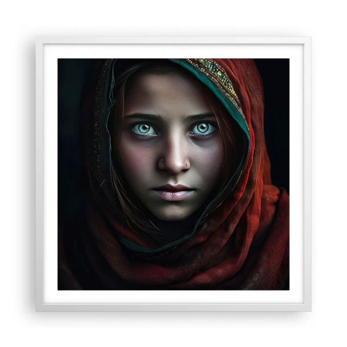 Poszter fekete keretben - Keleti hercegnő - 60x60 cm