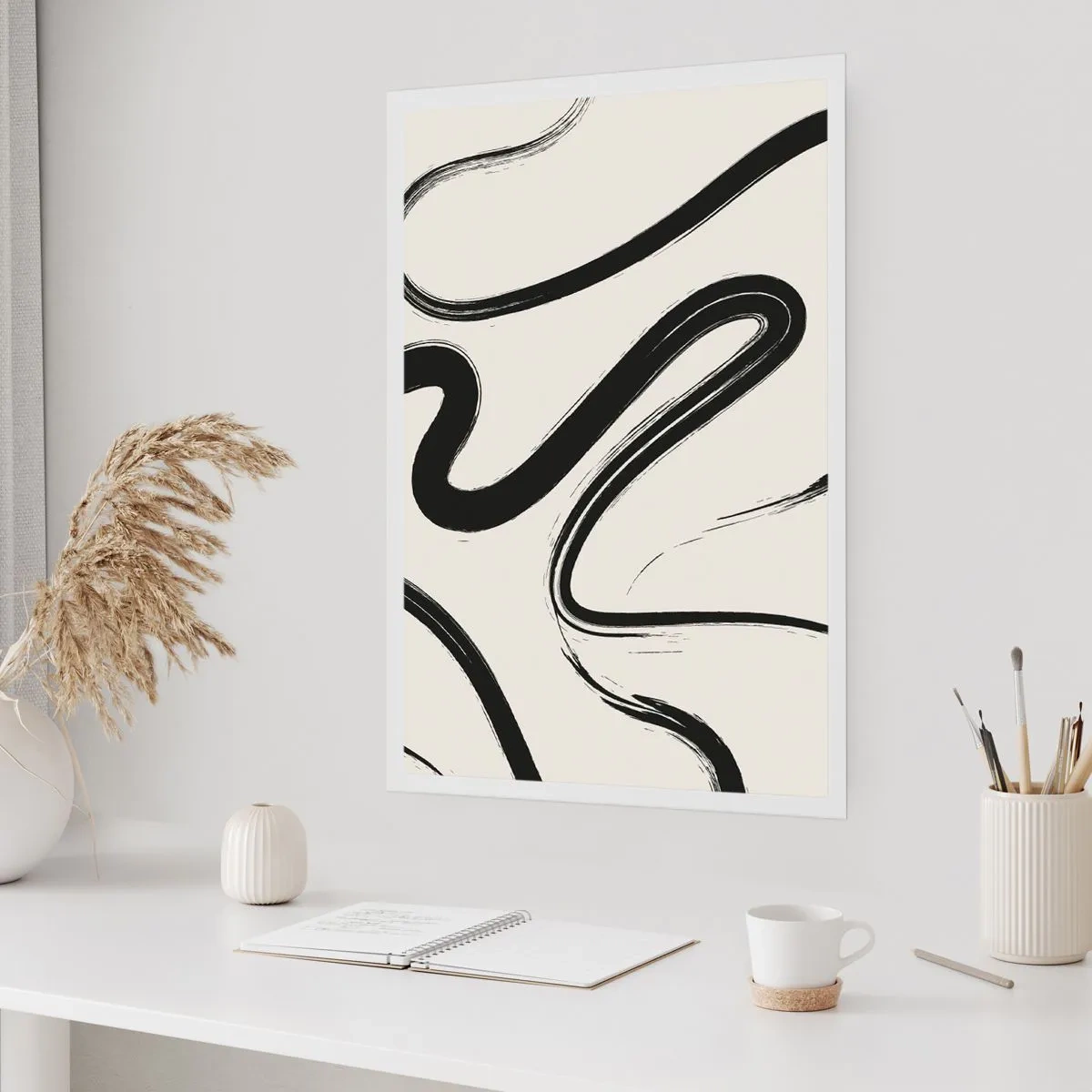 Poszter - Fekete-fehér rajongás - 50x70 cm