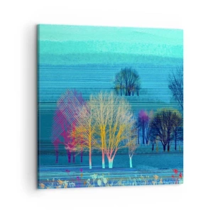 Vászonkép - Fésűs táj - 50x50 cm