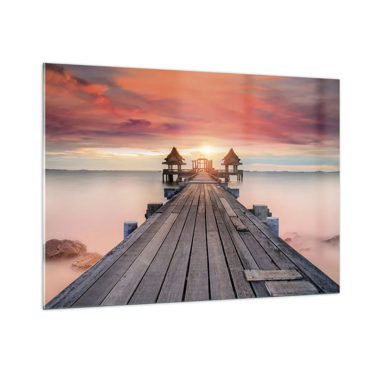 Üveg kép - Nyugat keleten - 100x70 cm