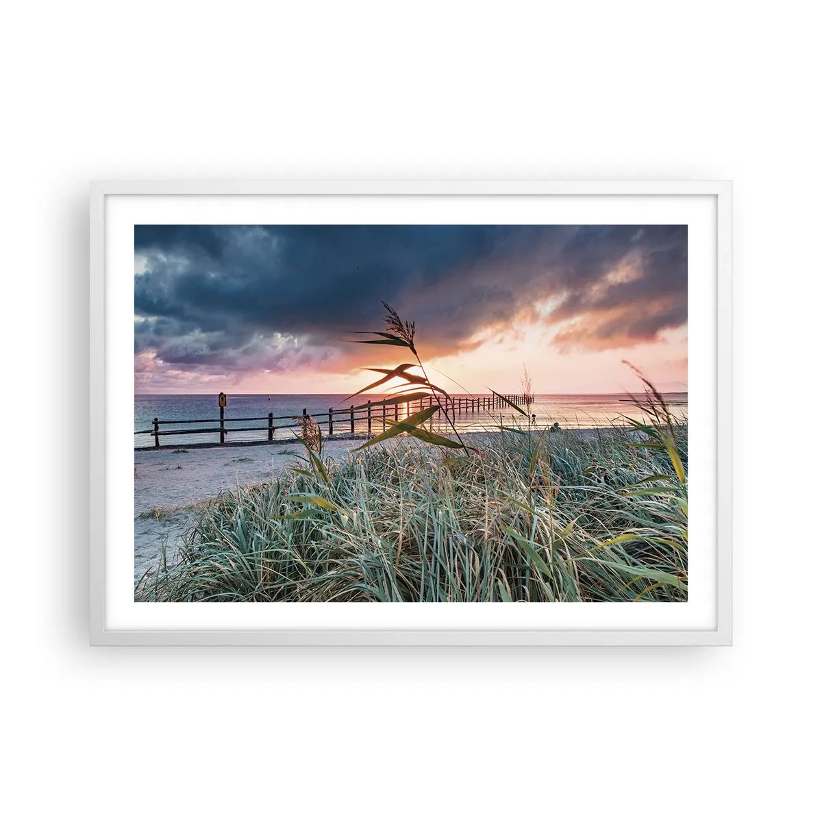 Poszter fekete keretben - Nem múlik el a széllel - 70x50 cm