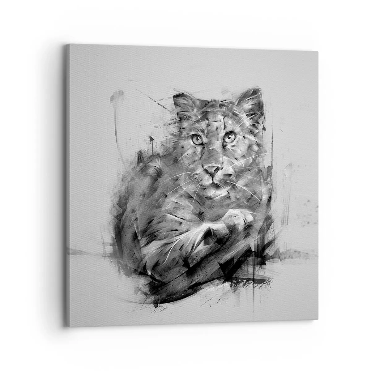 Vászonkép - Igen, figyelmesen hallgatok - 70x70 cm