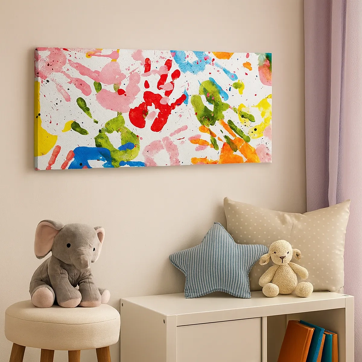 Vászonkép - Kövesd a nyomokat - 30x30 cm