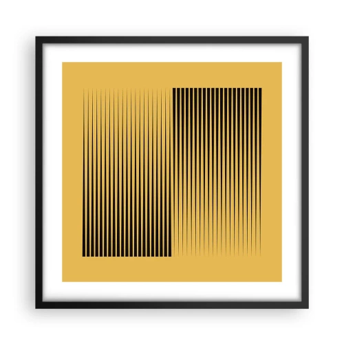 Poszter fehér keretben - Az ellentétek négyzete - 50x50 cm