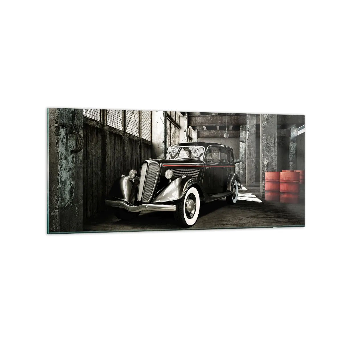 Üveg kép - Az 30-as évek örök eleganciája - 120x50 cm