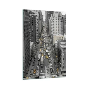 Üveg kép - New York élete - 70x100 cm