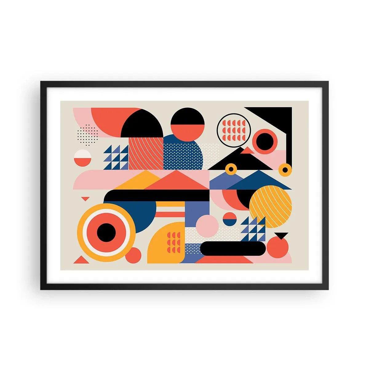 Poszter fehér keretben - Összetétel: játszadozzunk - 70x50 cm