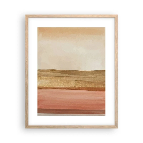 Poszter világos tölgy keretben - Függőleges kompozíció - 40x50 cm