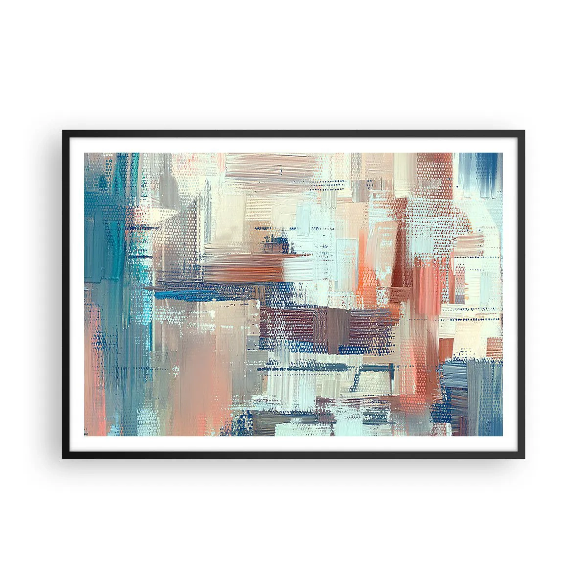 Poszter fehér keretben - Elérve a fényt - 100x70 cm