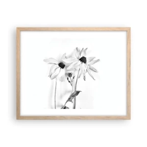 Poszter világos tölgy keretben - Senki sem akar egyedül lenni - 50x40 cm