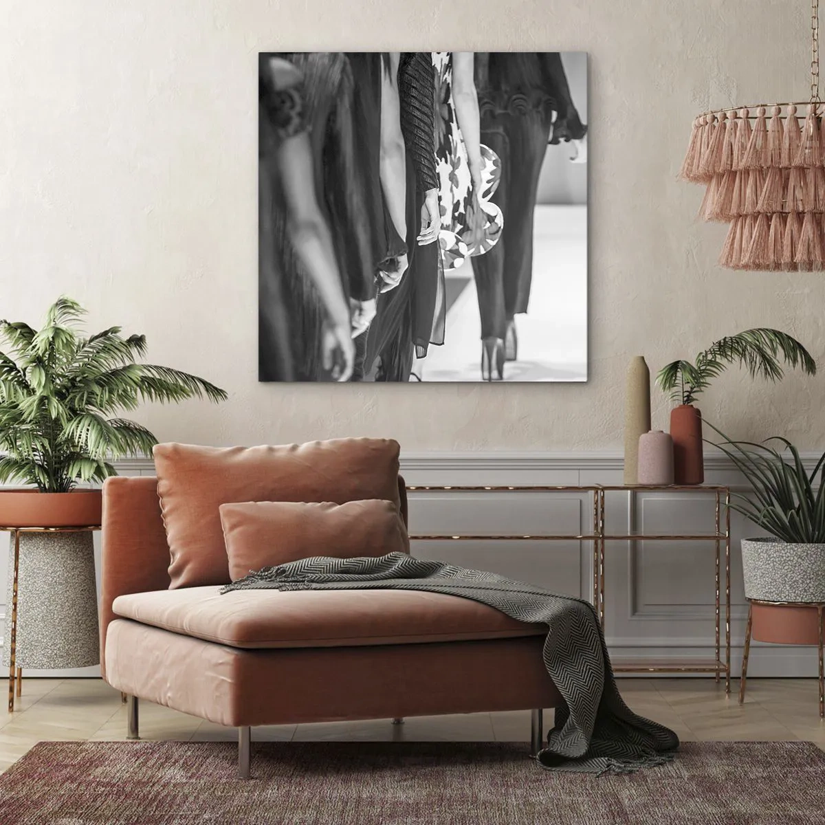 Vászonkép - Stílusos felvonulás - 60x60 cm