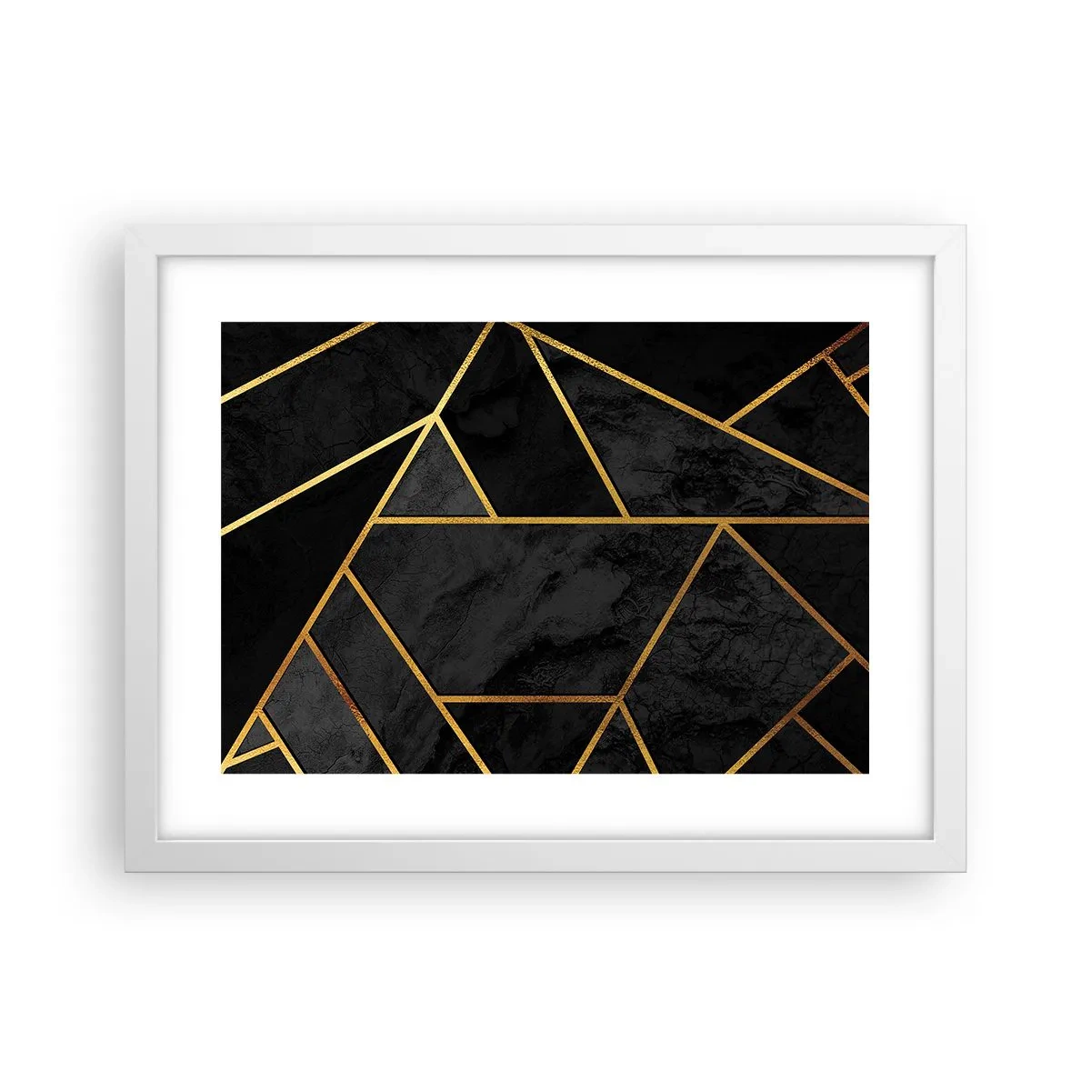 Poszter fekete keretben - Sötétség és ragyogás - 40x30 cm