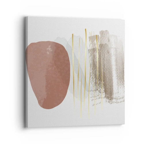 Vászonkép - Absztrakt oszlopsor - 30x30 cm