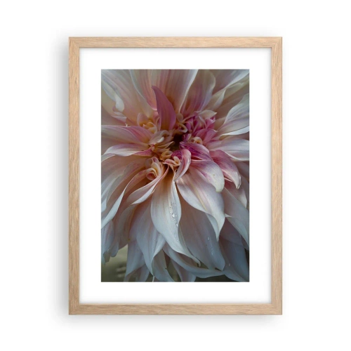 Poszter világos tölgy keretben - Virágzó frissesség - 30x40 cm