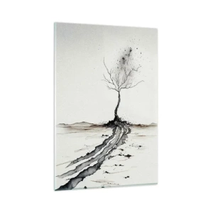 Üveg kép - Téli melankólia - 80x120 cm