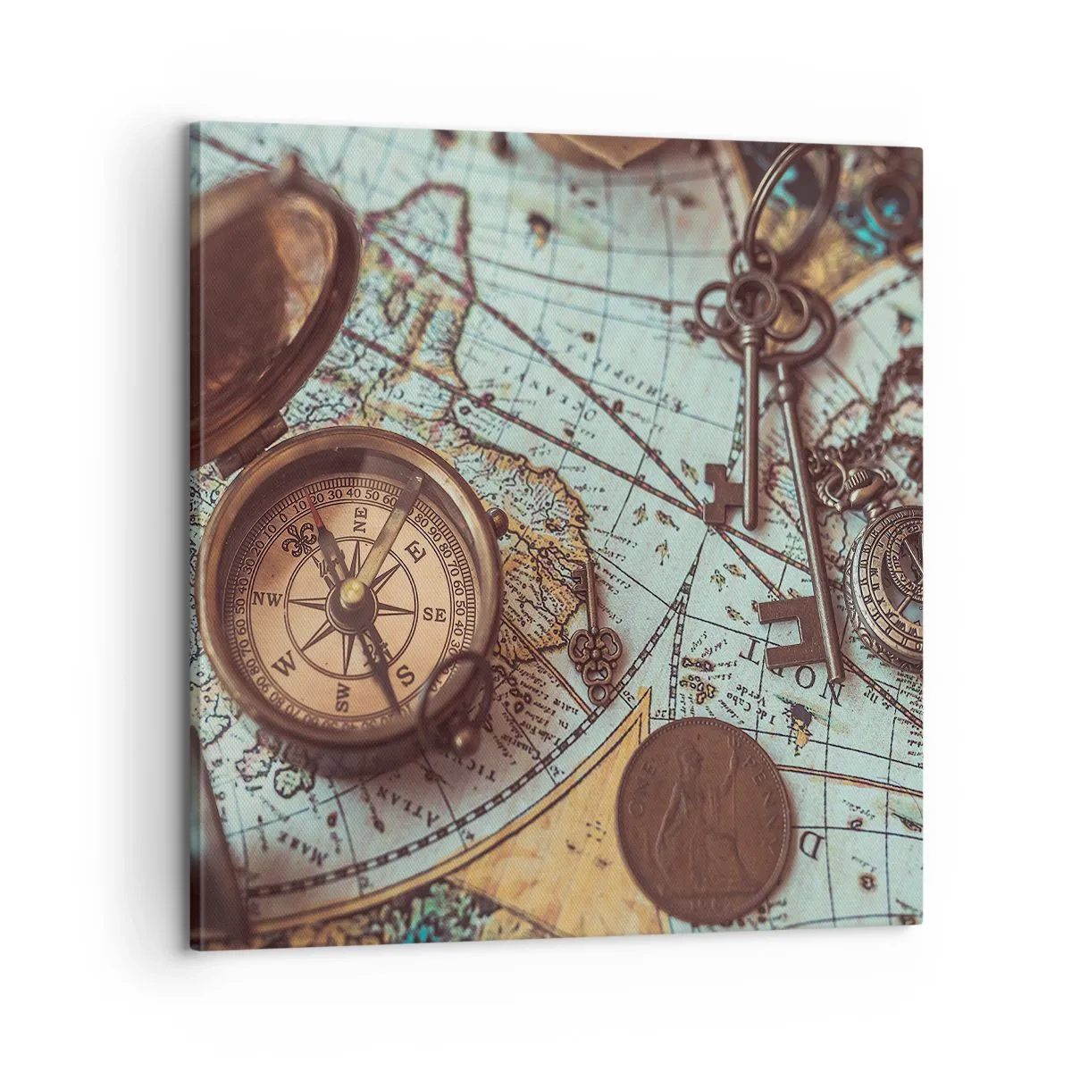 Vászonkép - A kalandvágynak - 60x60 cm