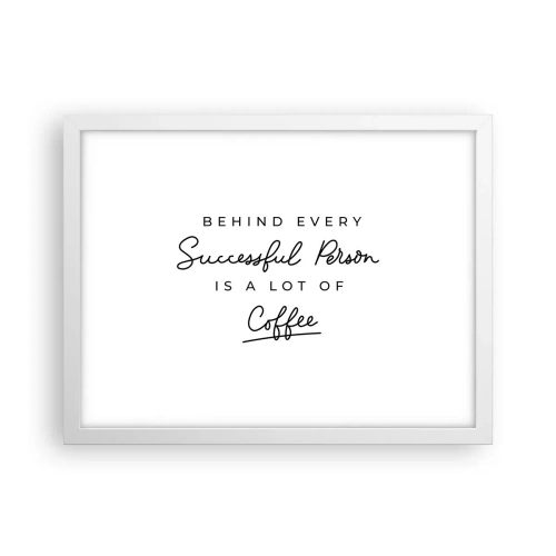 Poszter fekete keretben - A siker titka - 40x30 cm