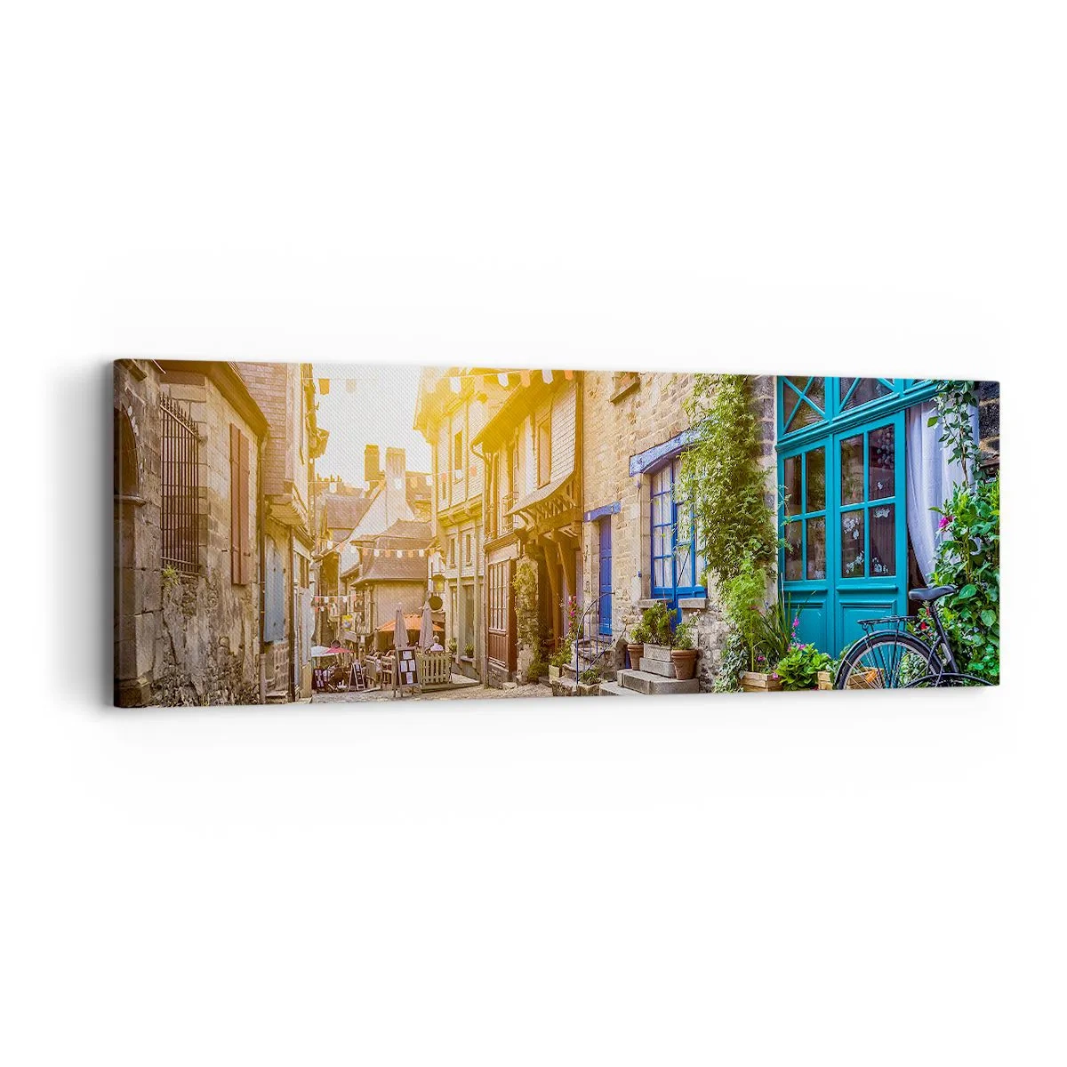 Vászonkép - A város fehér szelleme - 90x30 cm