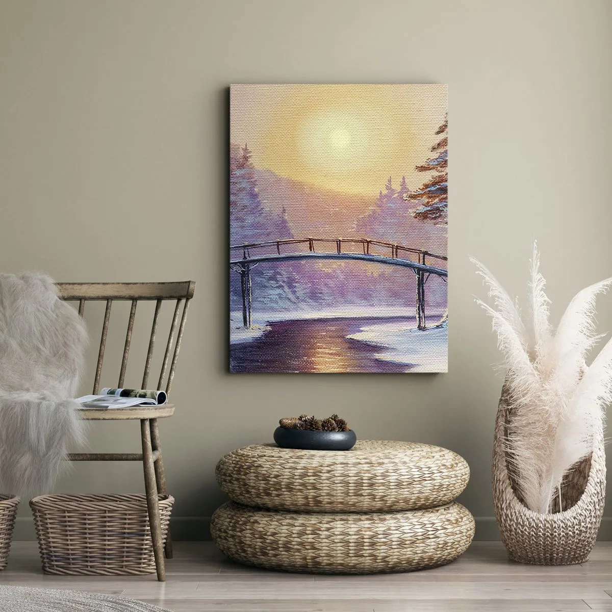 Vászonkép - Négy évszak - tél - 50x70 cm