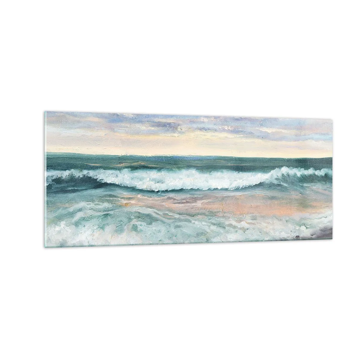 Üveg kép - Itt kisimítod a lelked - 100x40 cm