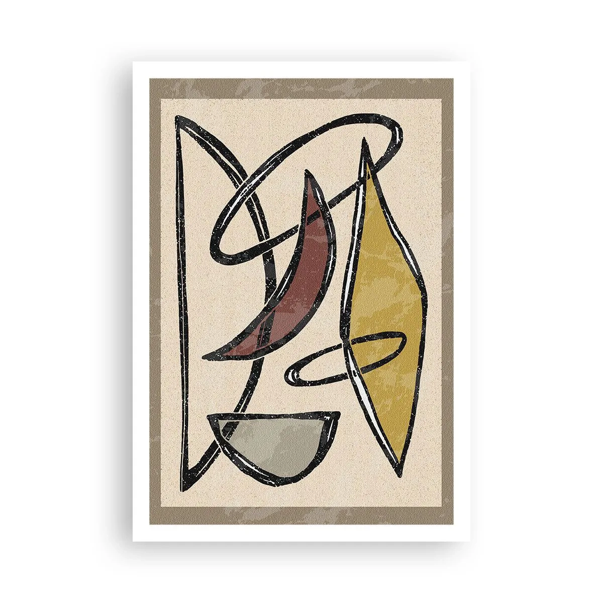 Poszter - Függőlegesek és vízszintek - 70x100 cm