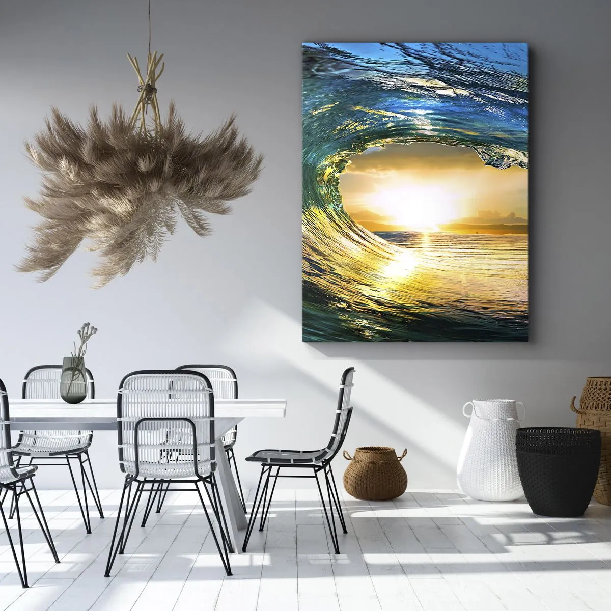 Vászonkép - Smaragd-arany kristályban - 50x70 cm