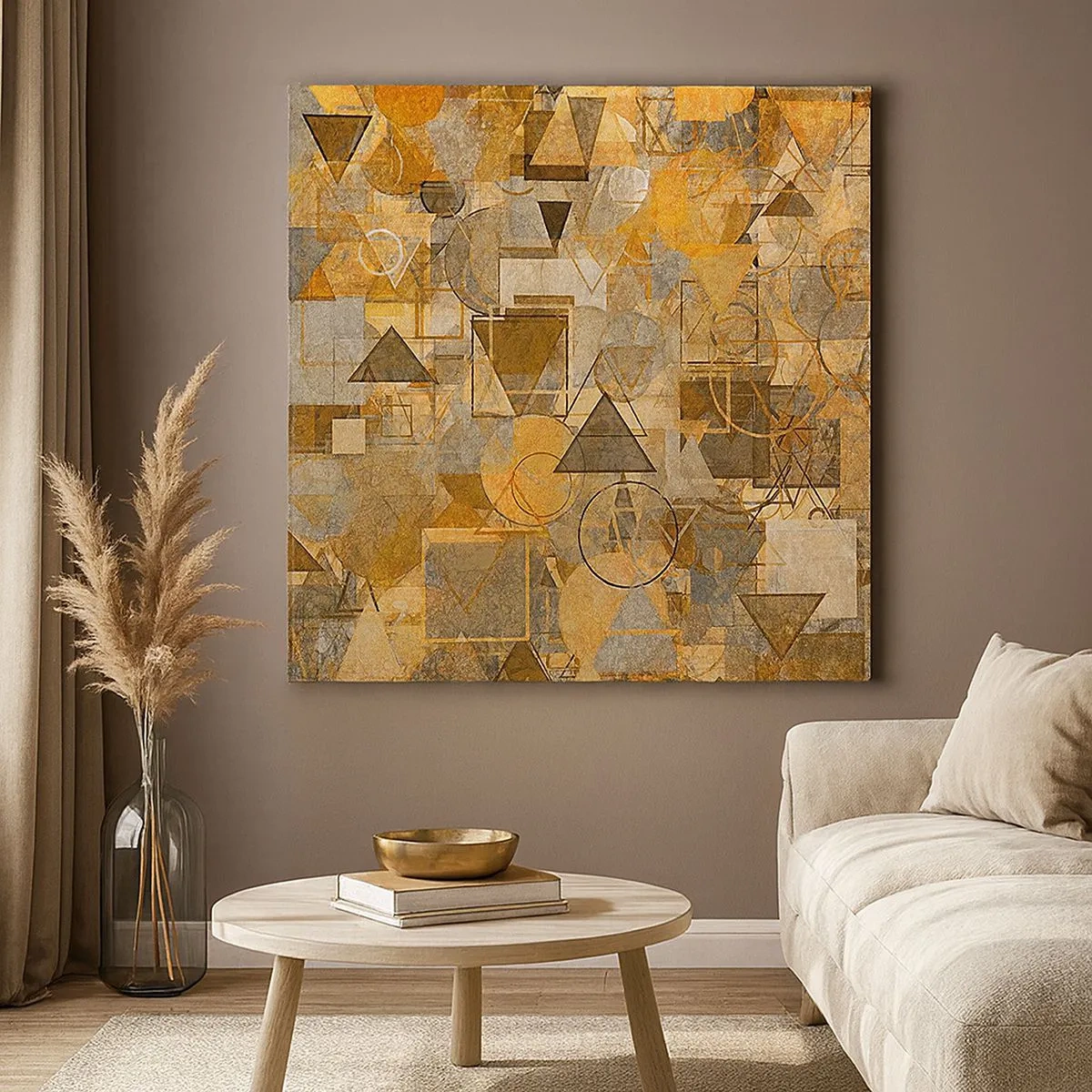 Vászonkép - Formában a világ - 30x30 cm