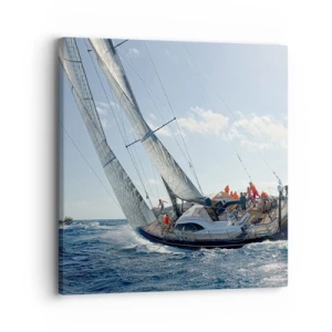 Vászonkép - Győzzön a jobbik - 30x30 cm