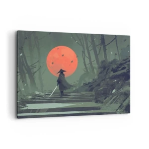 Vászonkép - Vörös hold harcosa - 100x70 cm