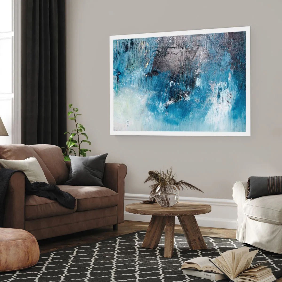 Poszter - Kék rapszódia - 91x61 cm