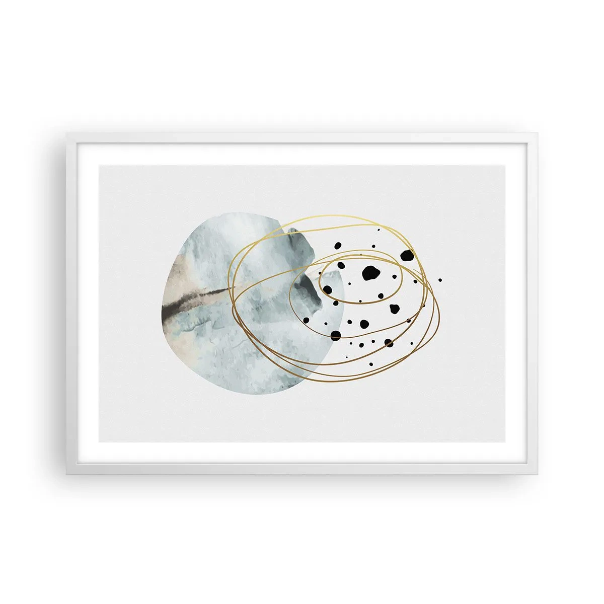 Poszter fekete keretben - Az ölelő térben - 70x50 cm