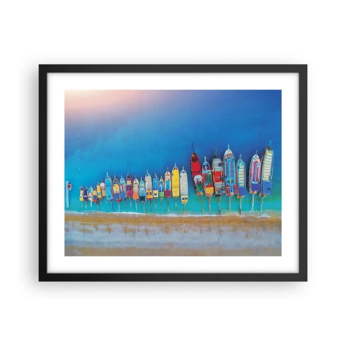 Poszter fehér keretben - Madártávlatból - 50x40 cm