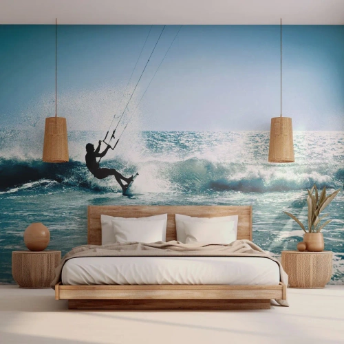 Fotótapéta Premium Sand - Ragadtasd el magadat - Sport, Kite szörfözés, Tenger - 450x315 cm
