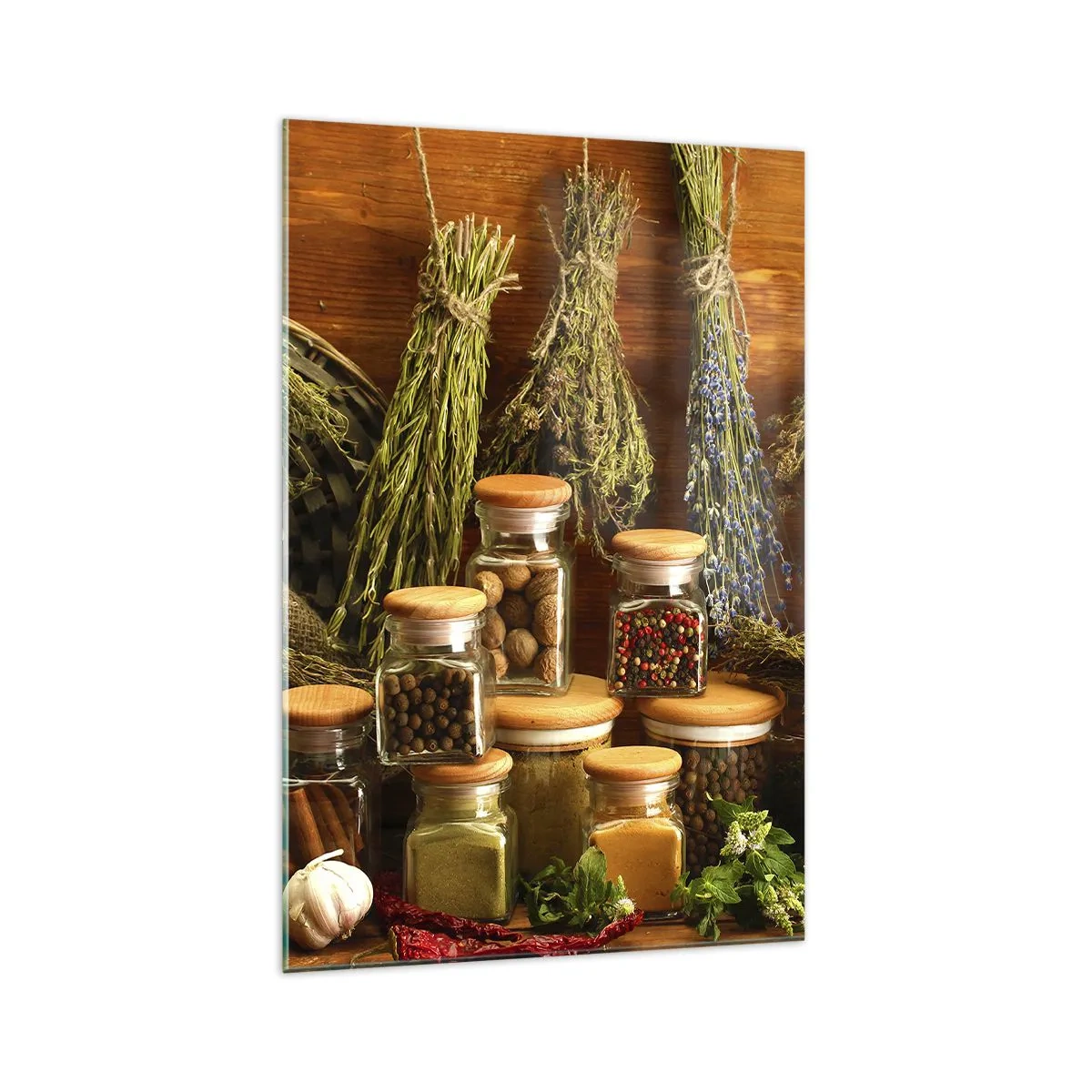 Üveg kép - Konyhai varázslatok - 70x100 cm