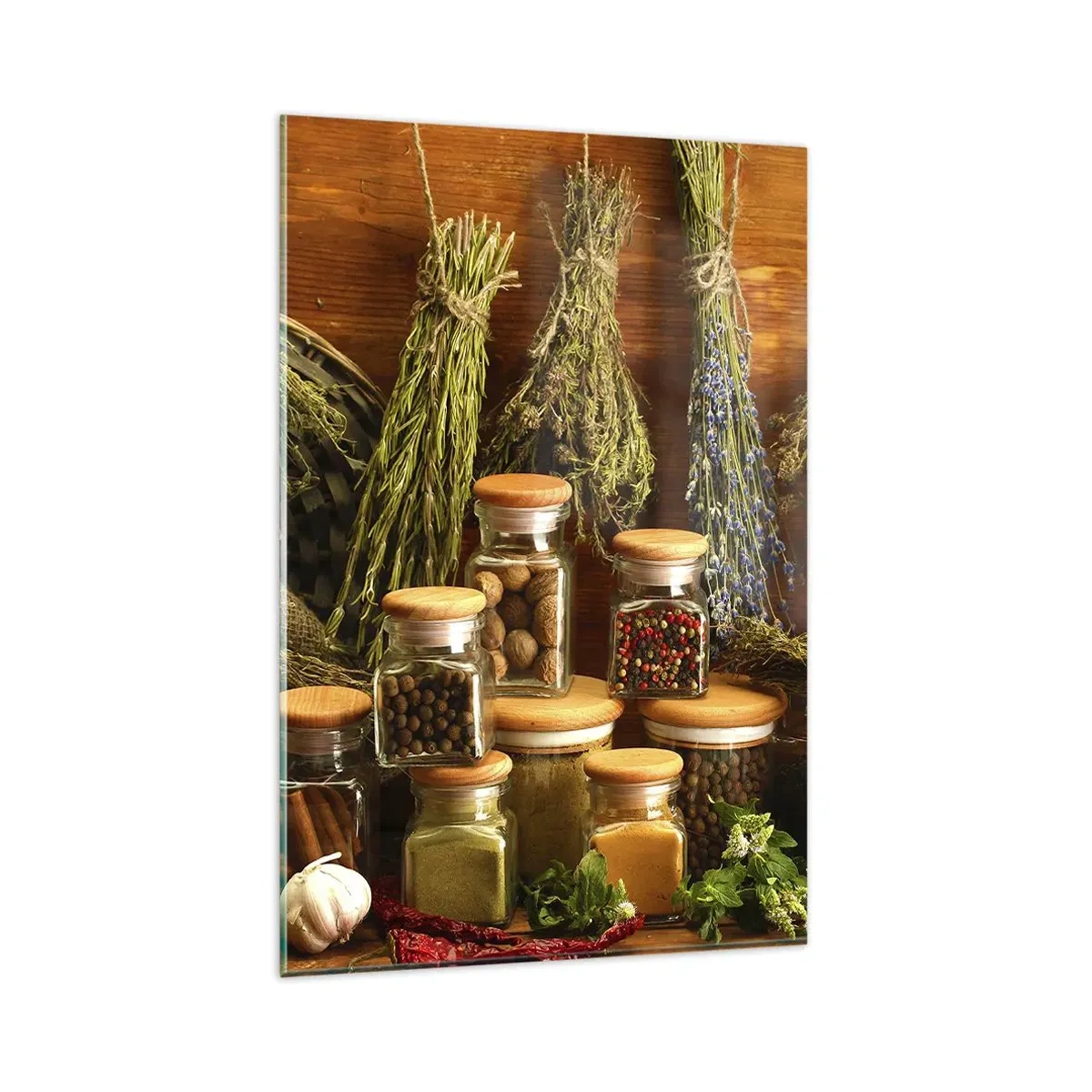 Üveg kép - Konyhai varázslatok - 80x120 cm