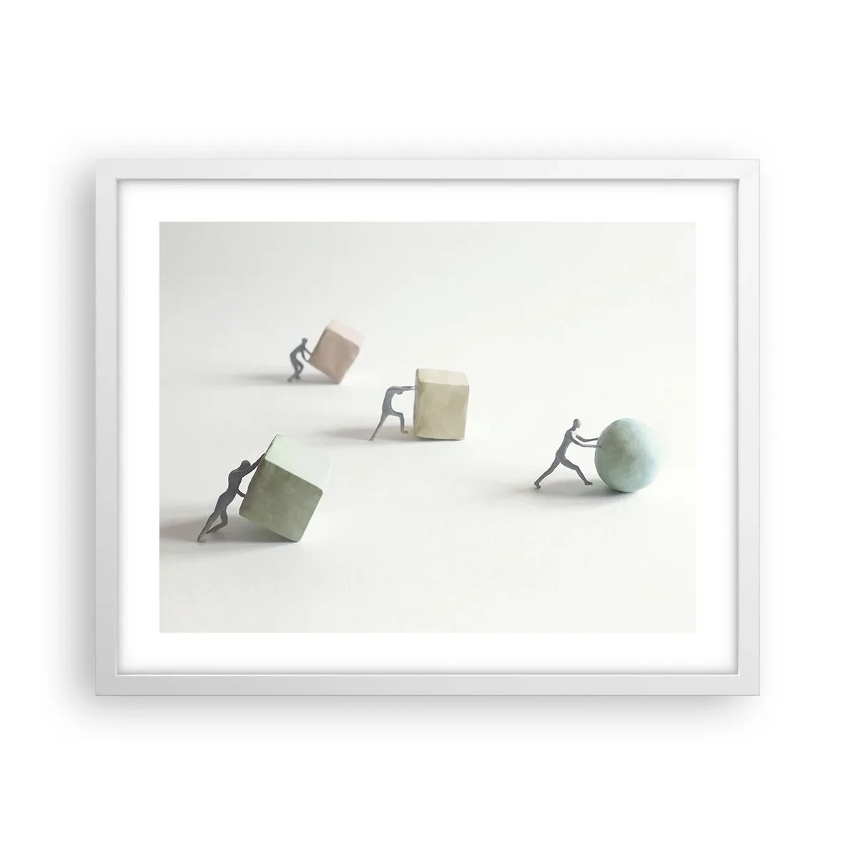 Poszter fekete keretben - Maga az élet - 50x40 cm