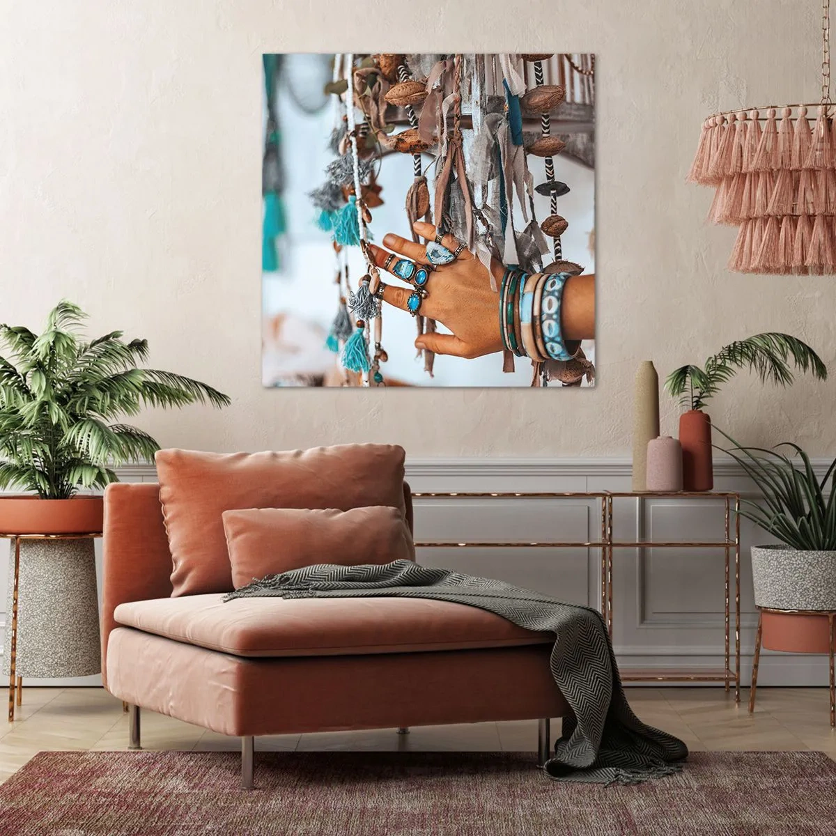 Vászonkép - Helyi kincsek - 70x70 cm