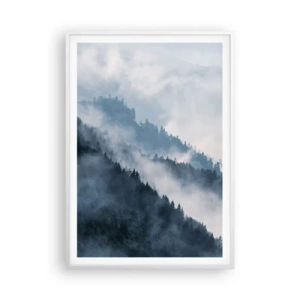 Poszter fekete keretben - A hegyek misztikája - 70x100 cm