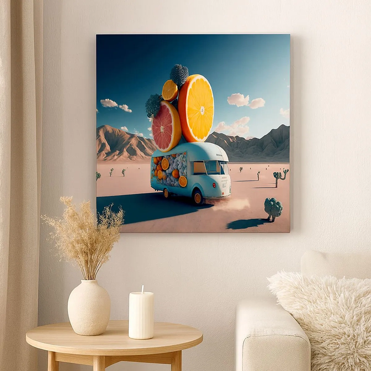 Vászonkép - A nyaralás íze - 30x30 cm