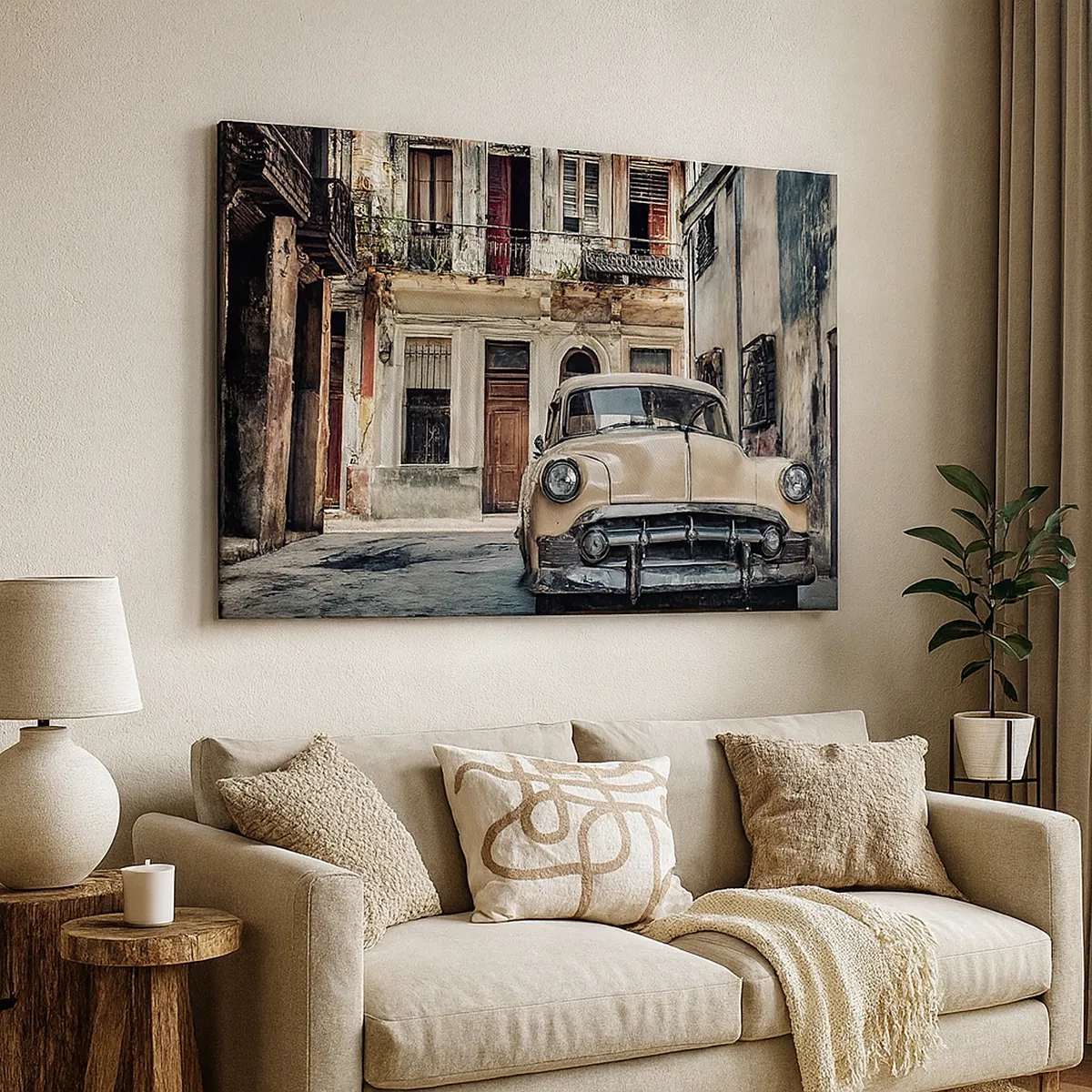 Vászonkép - A szieszta Havannában - 30x30 cm