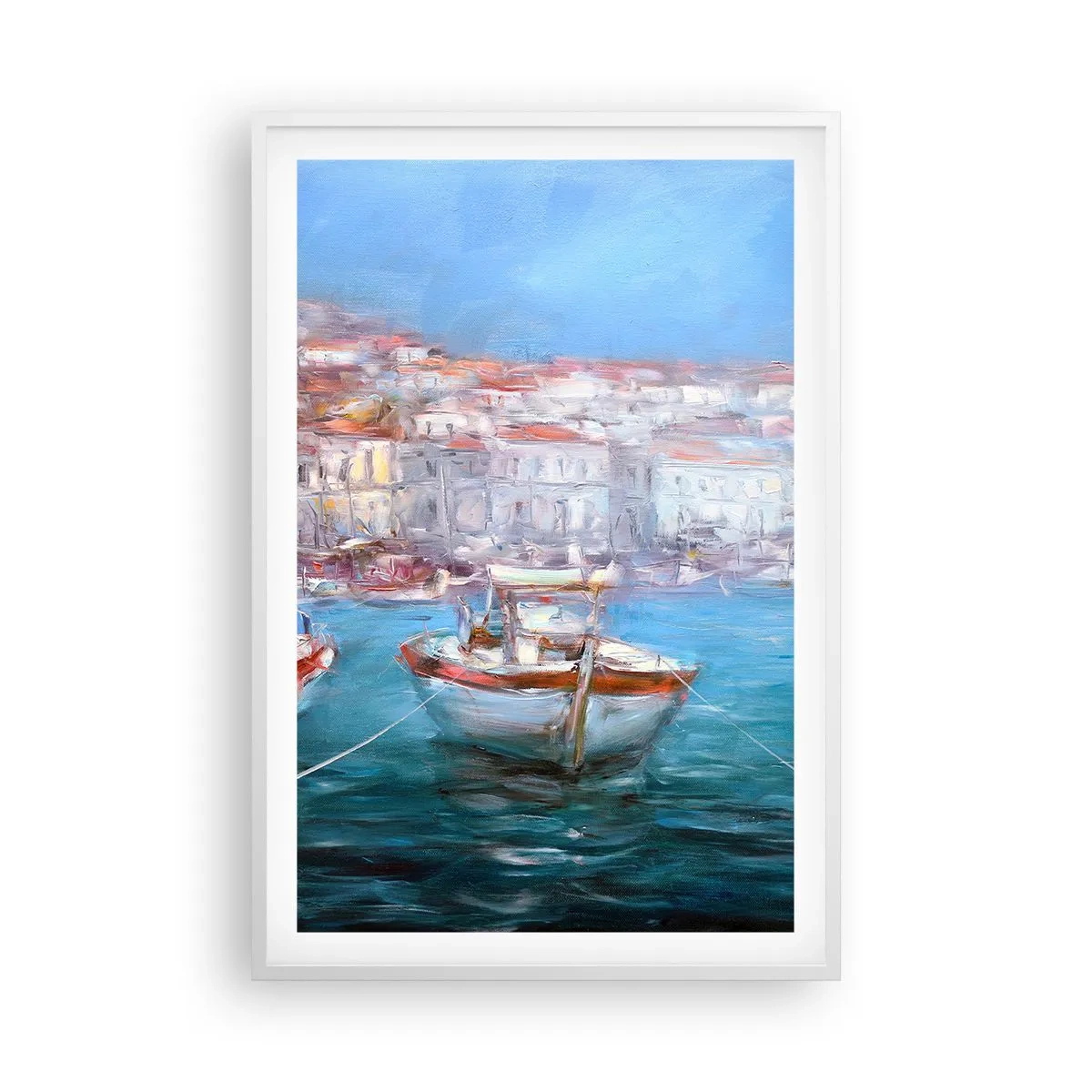 Poszter fekete keretben - Olasz öböl - 61x91 cm